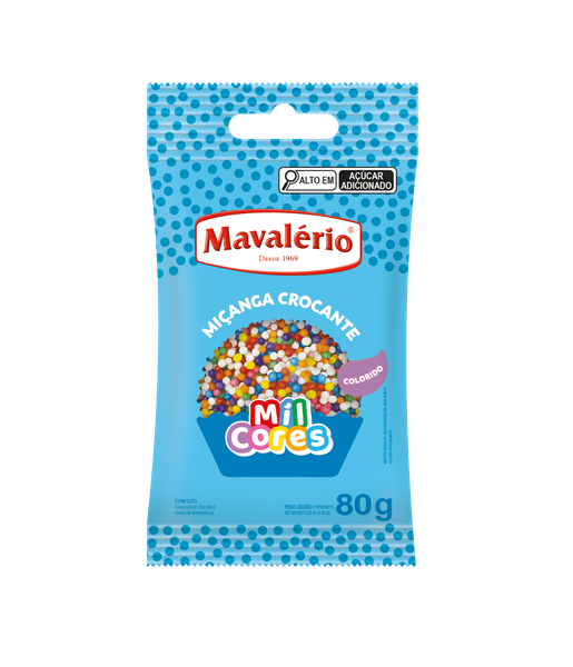 CONFEITO MICANGA COLORIDA N. 0 MAVALERIO 80G
