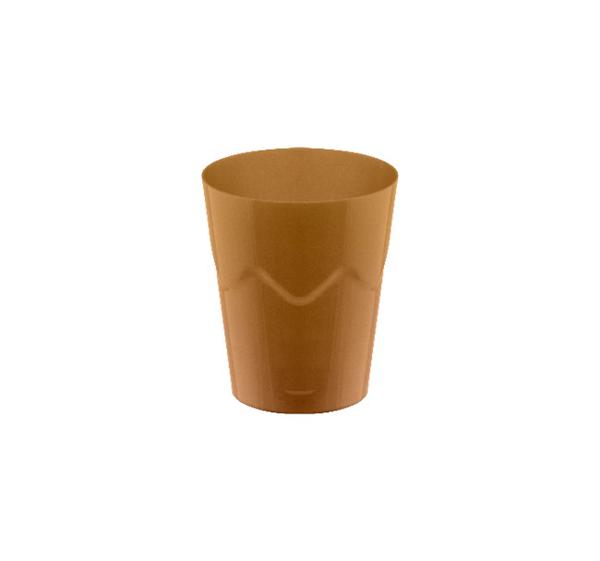 COPO 50ML BRIGADEIRO DOURADO C/10UN STRAWPLAST