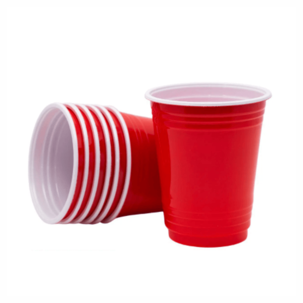 COPO AMERICANO BIO VERMELHO 400ML C/25UN TRIK TRIK