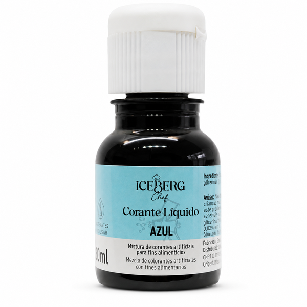 CORANTE LIQUIDO AZUL CHEF 10ML ICEBERG