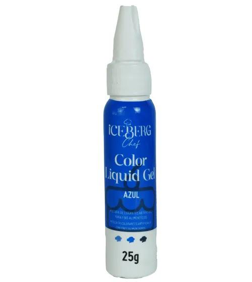 CORANTE LIQUIDO GEL AZUL 25G ICEBERG
