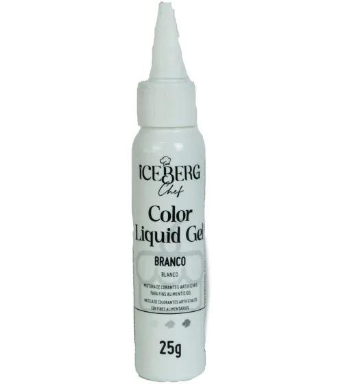 CORANTE LIQUIDO GEL BRANCO 25G ICEBERG