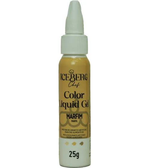 CORANTE LIQUIDO GEL MARFIM 25G ICEBERG