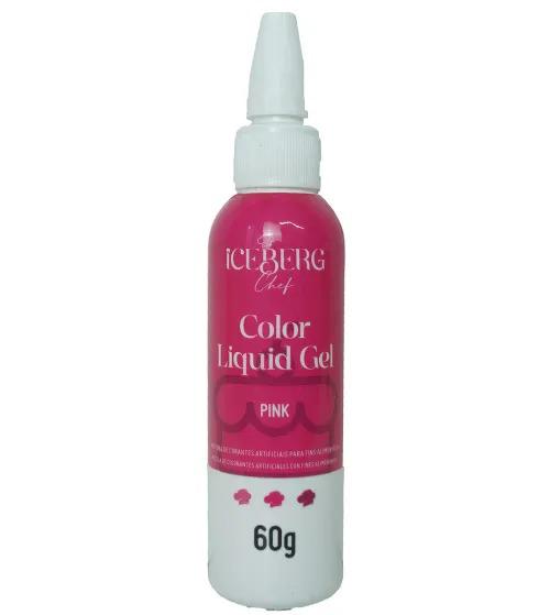 CORANTE LIQUIDO GEL PINK 60G ICEBERG