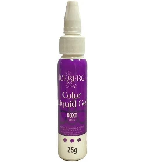 CORANTE LIQUIDO GEL ROXO 25G ICEBERG