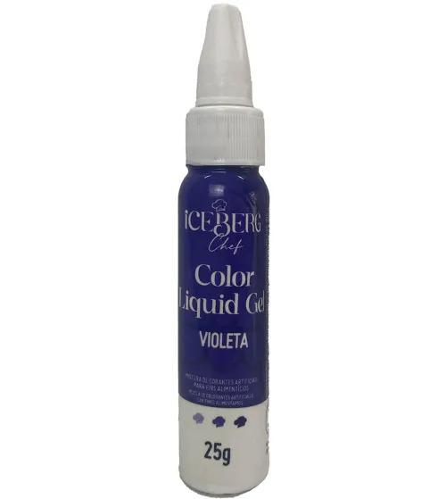 CORANTE LIQUIDO GEL VIOLETA 25G ICEBERG