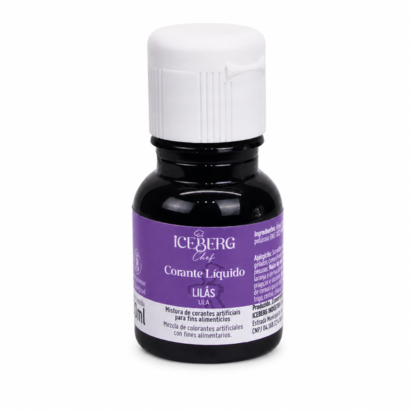 CORANTE LIQUIDO LILAS CHEF 10ML ICEBERG