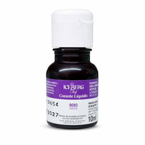 CORANTE LIQUIDO ROXO CHEF 10ML IOCEBERG