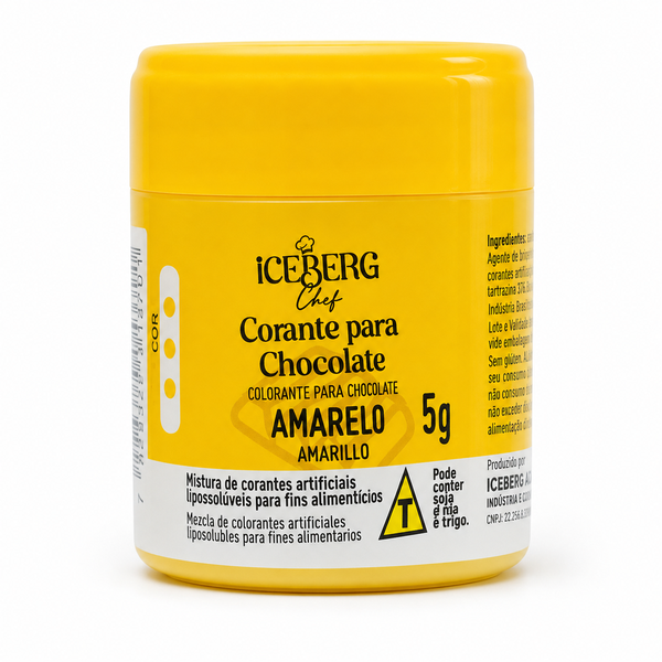 CORANTE PARA CHOCOLATE AMARELO 5G ICEBERG