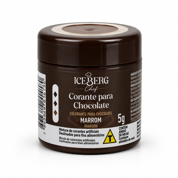 CORANTE PARA CHOCOLATE MARROM 5G ICEBERG