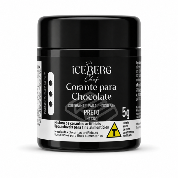 CORANTE PARA CHOCOLATE PRETO 5G ICEBERG