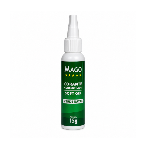 CORANTE SOFT GEL VERDE NATAL 15G MAGO