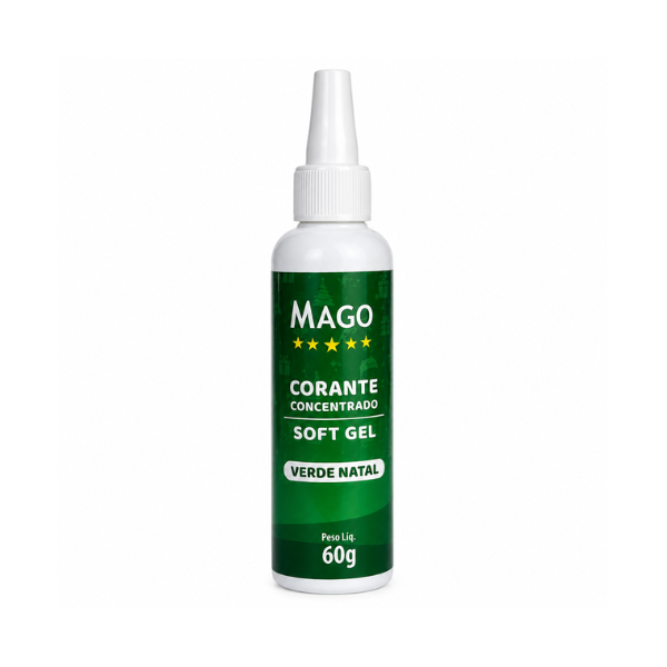 CORANTE SOFT GEL VERDE NATAL 60G MAGO