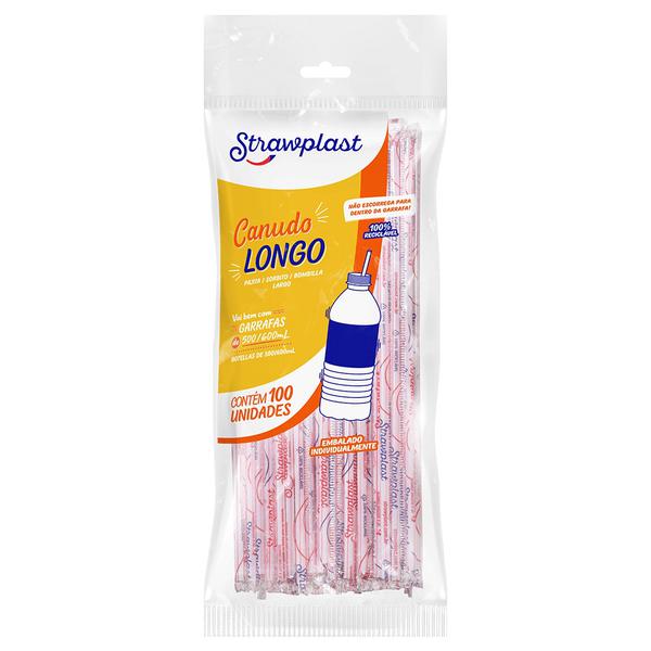 CS-316 CANUDO LONGO 5MM C/100UN STRAWPLAST
