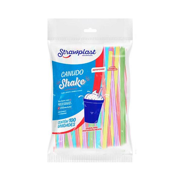 CS-328 CANUDO SHAKE SACHE 8MM MISTO C/100UN STRAWP