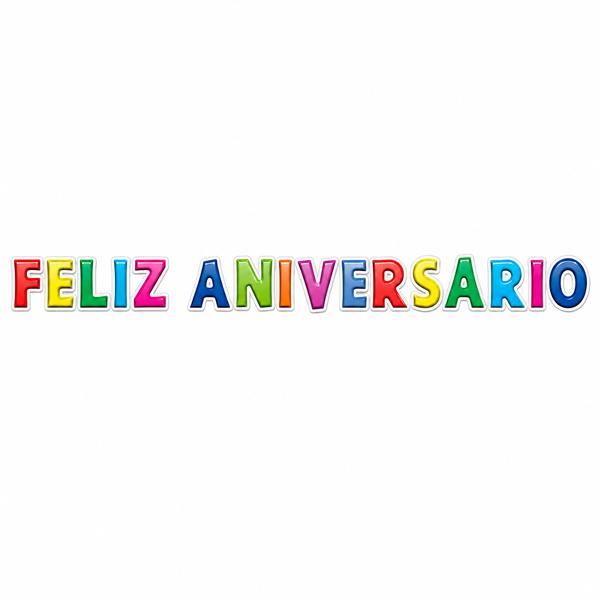 FAIXA FELIZ ANIVERSARIO NC TOYS