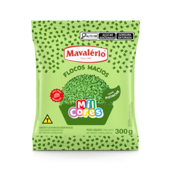 FLOCOS MACIOS PISTACHE 300G MAVALERIO