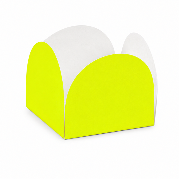 FORMA 4 PETALAS AMARELO NEON C/50UN NC TOYS