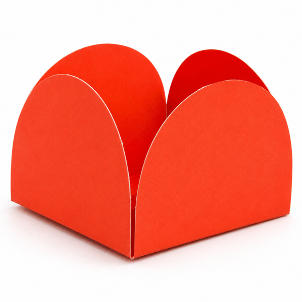 FORMA 4 PETALAS PEQUENA VERMELHO C/50UN NC TOYS