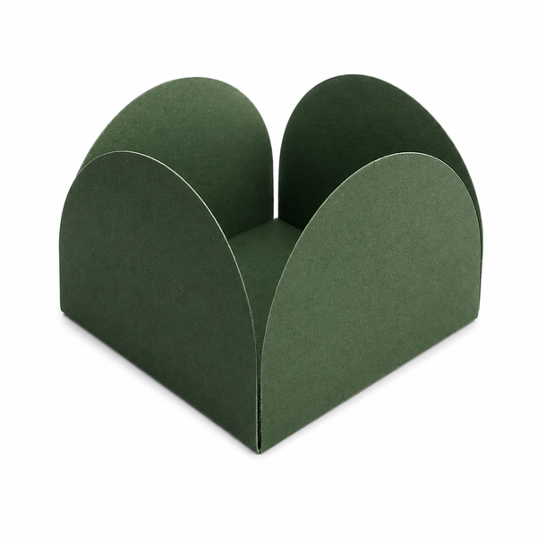 FORMA 4 PETALAS VERDE EUCALIPTO C/50UN NC TOYS