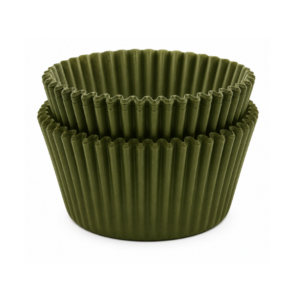 FORMINHA MINI CUPCAKE VERDE OLIVA N.02 LISA C/45UN