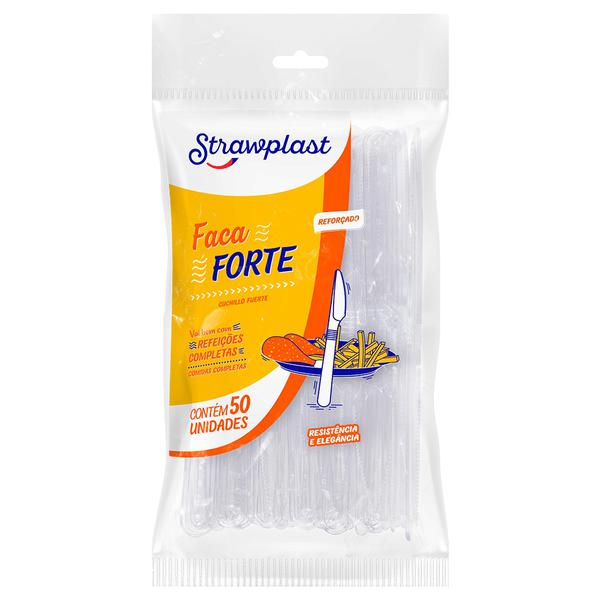 FSC-741 FACA FORTE CRISTAL STRAWPLAST C/50UN