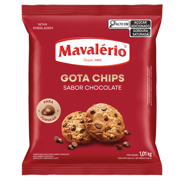 GOTA PINGO SABOR CHOCOLATE 1,01KG MAVALERIO