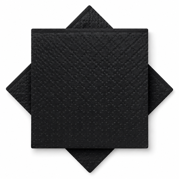 GUARDANAPO PRETO 20X21CM FLIP C/50UN