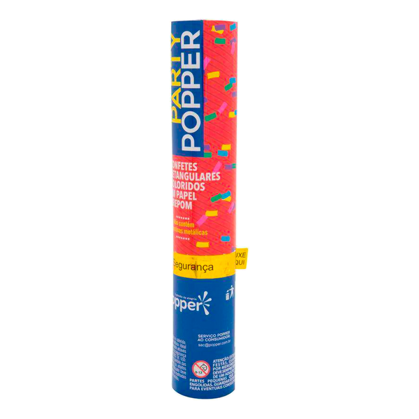 LANCA CONFETE PARTY COLORIDO 40CM POPPER