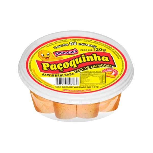 PACOCA ROLHA DESEMBRULHADA 120G AMENDUPA