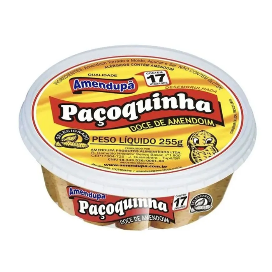 PACOCA ROLHA DESEMBRULHADA 255G AMENDUPA