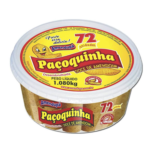 PACOCA ROLHA DESEMBRULHADA C/72UN AMENDUPA