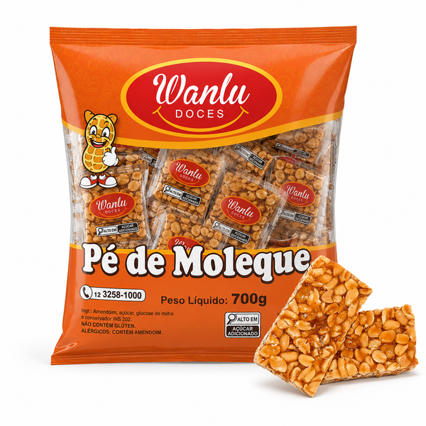 PE DE MOLEQUE CROC 14G PCT C/50UN (700G) WANLU