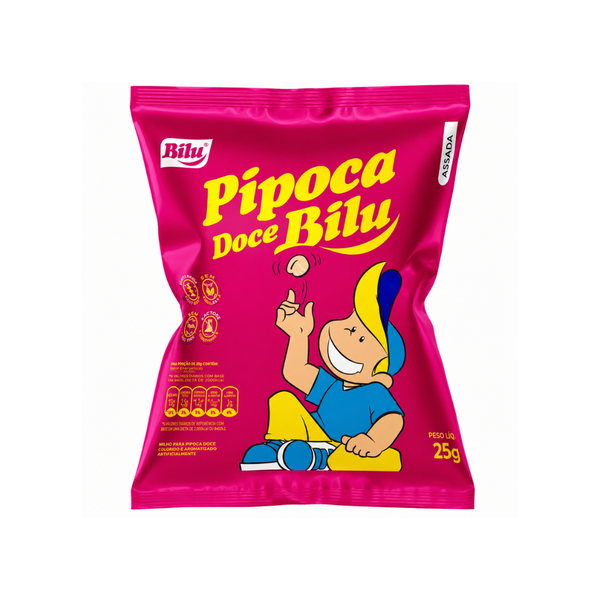 PIPOCA DOCE BILU 25G