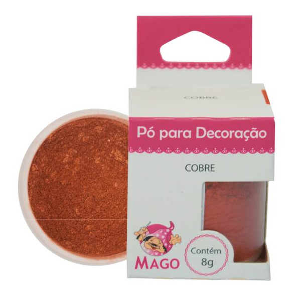 PO PARA DECORACAO COBRE 8G MAGO