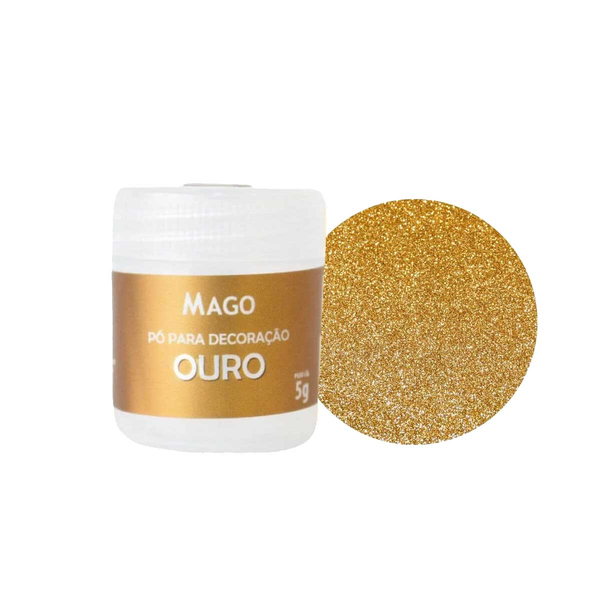 PO PARA DECORACAO OURO BRILHO 5G MAGO