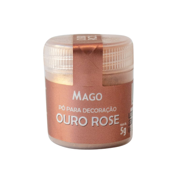PO PARA DECORACAO OURO ROSE 5G MAGO