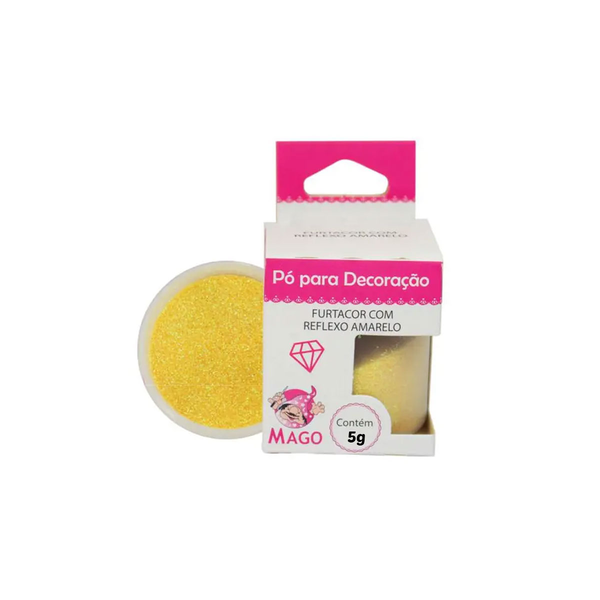PO PARA DECORACAO REFLEX AMARELO 5G MAGO