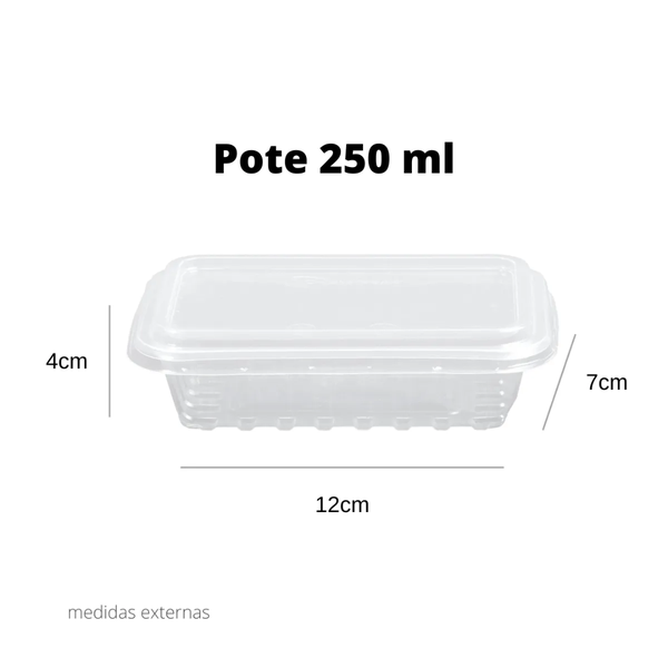 POTE RET C/TAMPA 250ML C/24UN COPOZAN