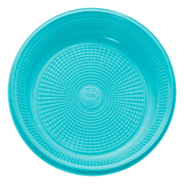 PRATO 18CM AZUL CLARO  C/10UN TRIK TRIK