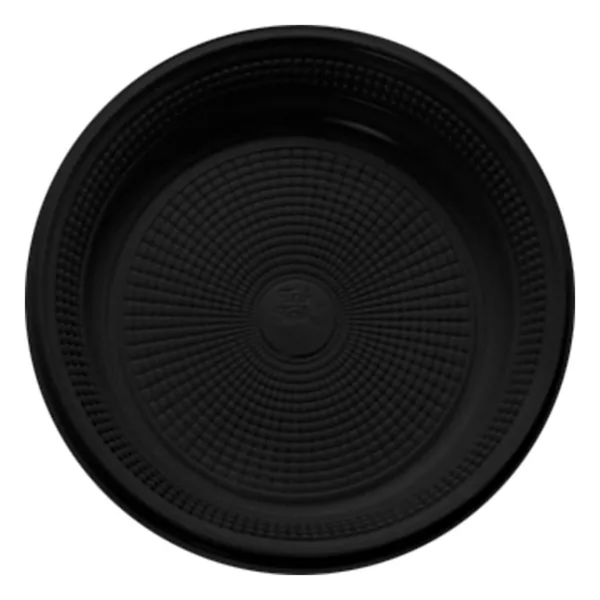 PRATO 18CM BIO PRETO C/10 TRIK TRIK