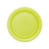 PRATO RASO PS 18CM NEON AMARELO 10UN BELLO FE PCT