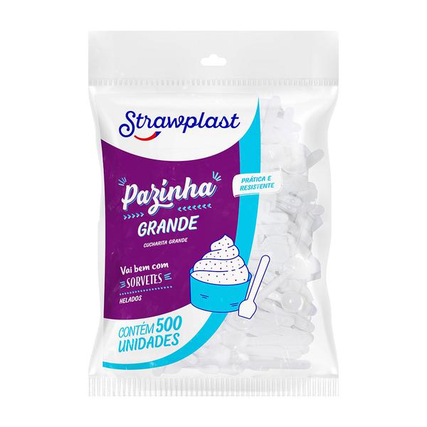 PSC-909 PAZINHA GRANDE CRISTAL C/500UN STRAWPLAST