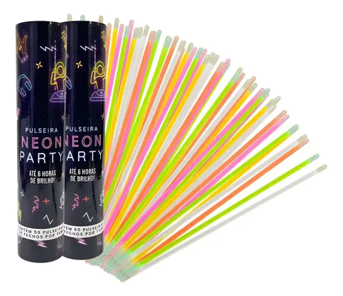PULSEIRA NEON PARTY C/100UN POPPER