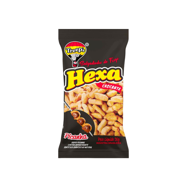 SALGADINHO HEXA PICANHA 50G C/20UN TREEPS