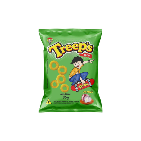 SALGADINHO MET. CEBOLA 35G TREEPS