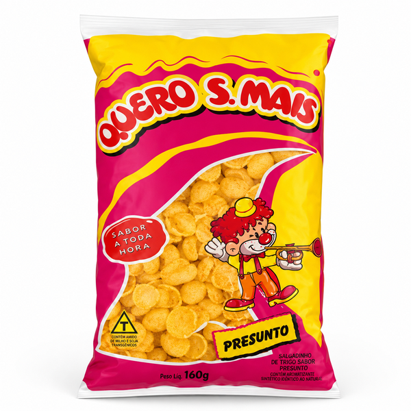 SALGADINHO MILHO PRESUNTO 160G QUERO S.MAIS