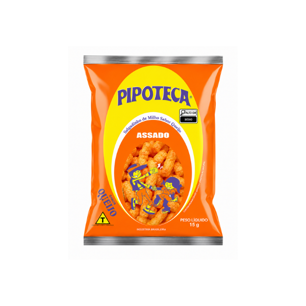 SALGADINHO QUEIJO 50X15G PIPOTECA