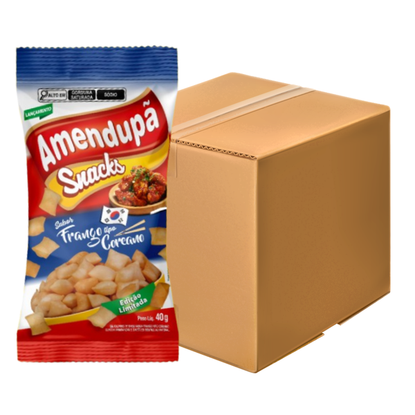 SNACKS AMENDUPA FRANGO COREANO 40G C/20UN