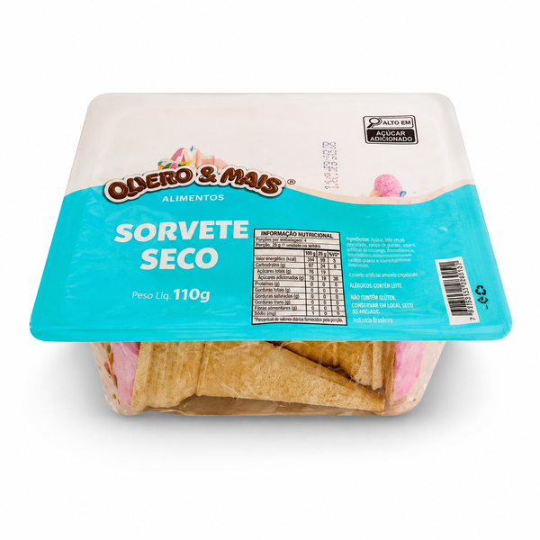 SORVETE SECO 110G QUERO S. MAIS